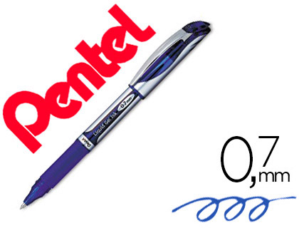 ROLLER PENTEL ENERGEL BL57-C RECHARGEABLE ENCRE LIQUIDE DURE LONGTEMPS SCHAGE RAPIDE COULEUR BLEU