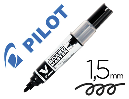 MARQUEUR PILOT V-BOARD TABLEAU BLANC POINTE CONIQUE EFFAABLE  SEC ENCRE LIQUIDE BASE ALCOOL COLORIS NOIR
