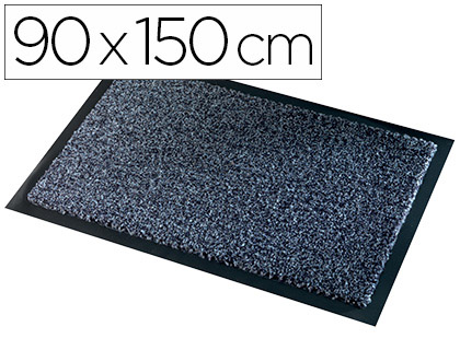 TAPIS ANTI-POUSSIRE PAPERFLOW POLYAMIDE PREMIUM 90X150CM ASPECT VELOUR COLORIS GRIS