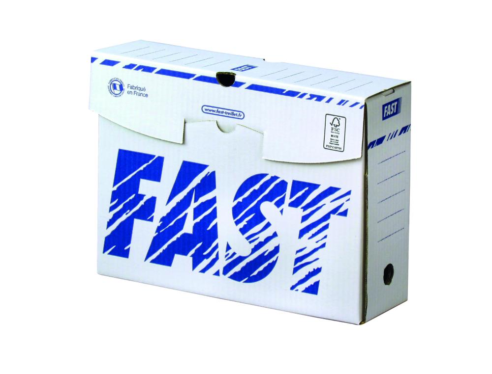 BTE ARCHIVES FAST BASIC D.10CMBOITE A ARCHIVES - FAST - DOS 10CM - LOT DE 25