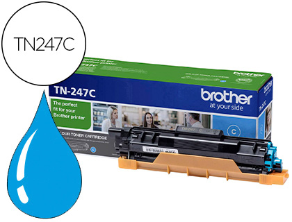 TONER BROTHER TN247C DCP-L3510CDW/HL-L3270CDW/MFC-L3710CW CYAN 2300 PAG