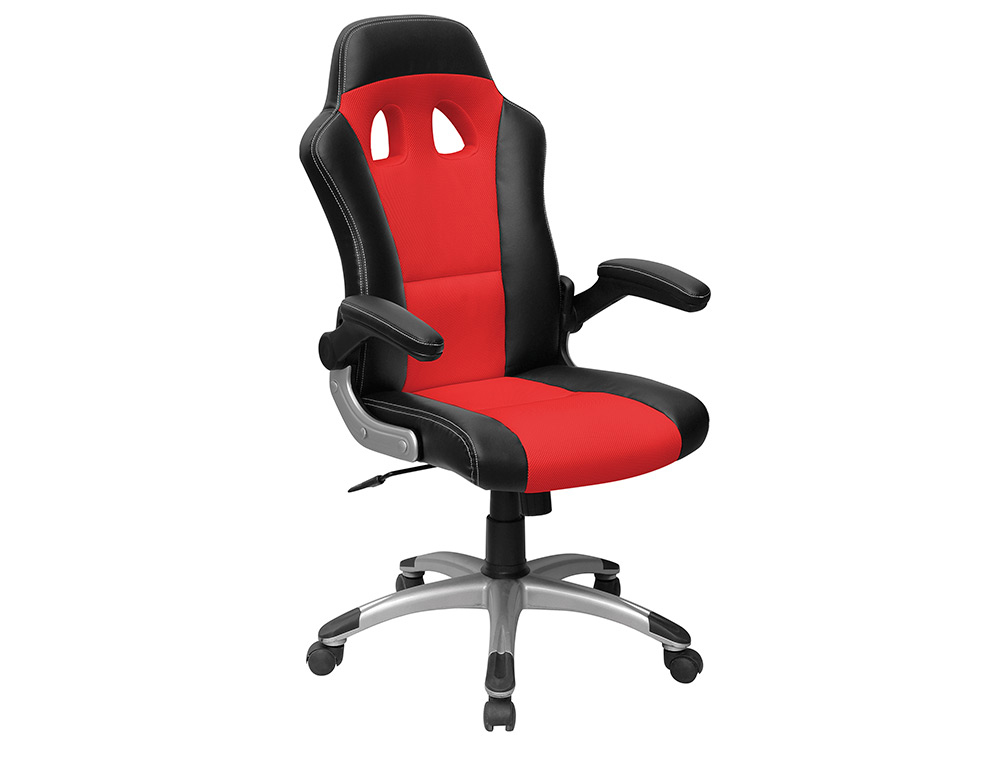 FAUTEUIL DE DIRECTION MT INTERNATIONAL GA284           POLYURETHANE/MESH BASCULANT   BLOCAGE DOSSIER HAUTEUR NOIR