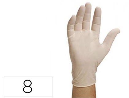 GANT  USAGE UNIQUE JETABLE NON POUDR TAILLE L 8 ET DEMI - LOT DE 100 UN