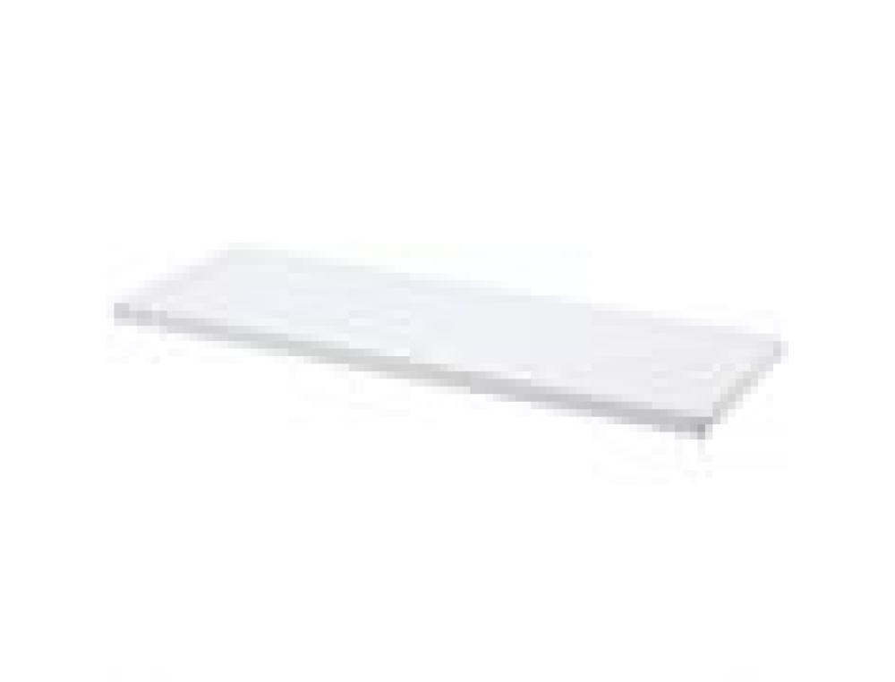 BRE.TABLETTE ARM.RIDEAU L.120BTABLETTE SUPPLMENTAIRE BLANCHE POUR ARMOIRE  RIDEAUX LONGUEUR 120 CM