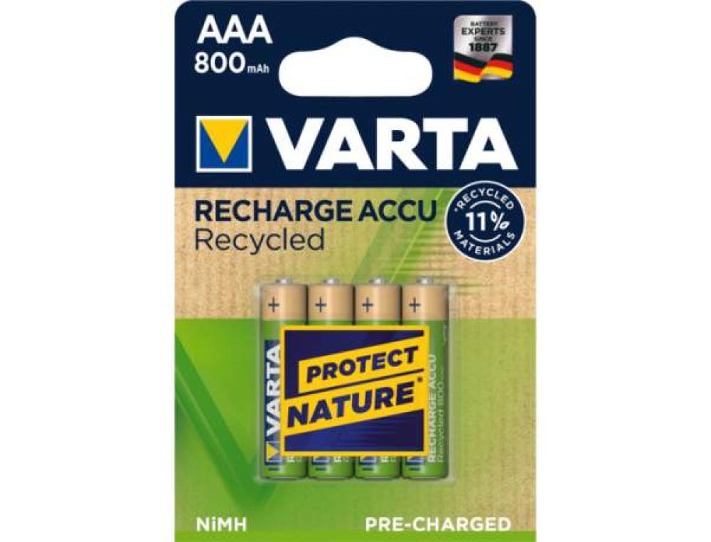 ACCUS RECH HR03 AAA 800MAH B/4PILE ACCU RECHARGEABLE - VARTA - HR03 AAA - BLISTER DE 4