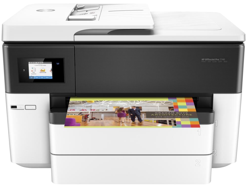 MULTIF.JE HP OFFICEJET PRO 774HP OFFICE JET PRO 7740 JET D'ENCRE THERMIQUE 4 800 X 1 200 DPI - A3
